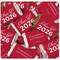136 Pcs Red Graduation Candy Party Favors Class of 2025 Hershey's Miniatures Chocolate (Approx. 136 Pcs)